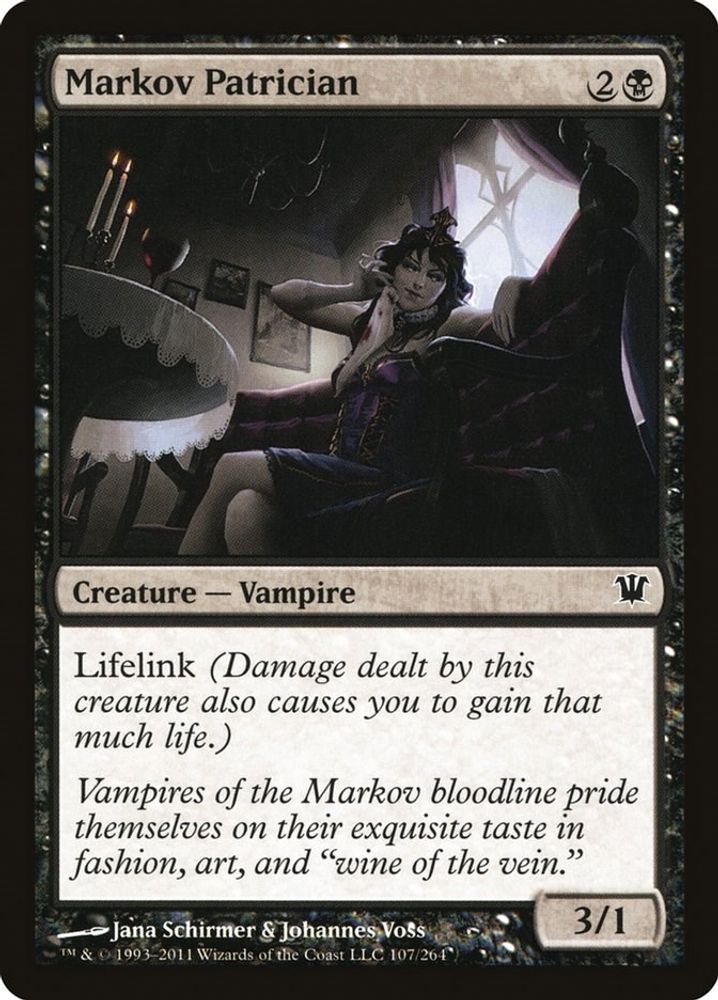 2011 Magic: The Gathering: Innistrad (ISD) - Markov Patrician (#107, Common) (, Near Mint)