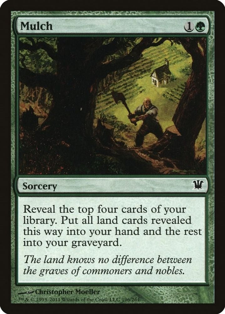 2011 Magic: The Gathering: Innistrad (ISD) - Mulch (#196, Common) (, Near Mint)