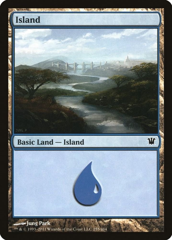 2011 Magic: The Gathering: Innistrad (ISD) - Island 255 (#255, Land) (, Near Mint)