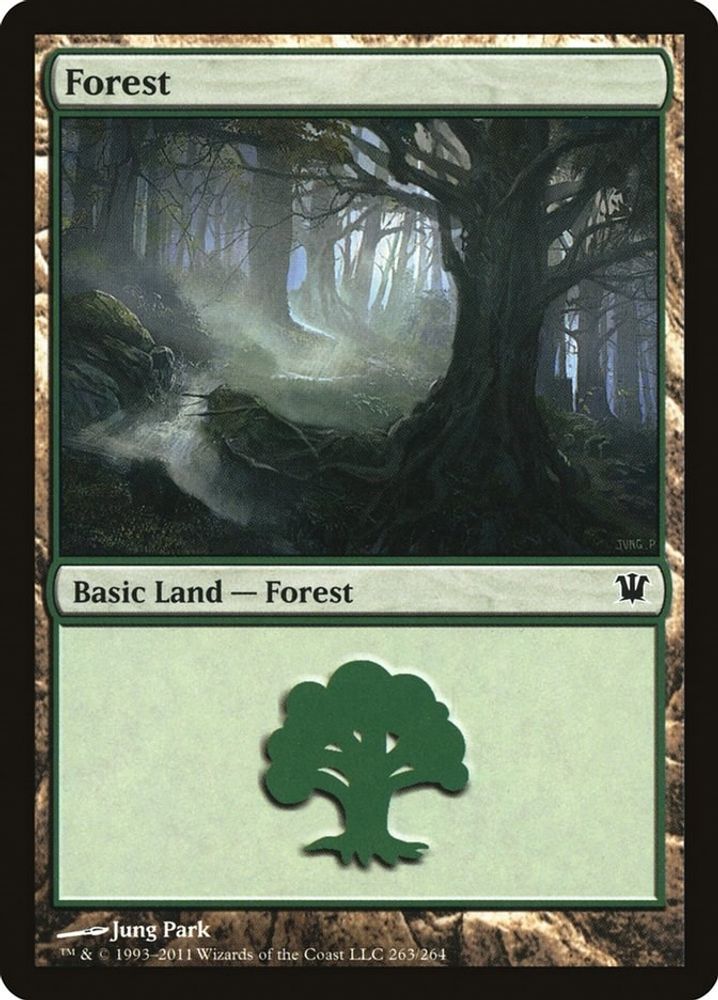 2011 Magic: The Gathering: Innistrad (ISD) - Forest 263 (#263, Land) (, Near Mint)