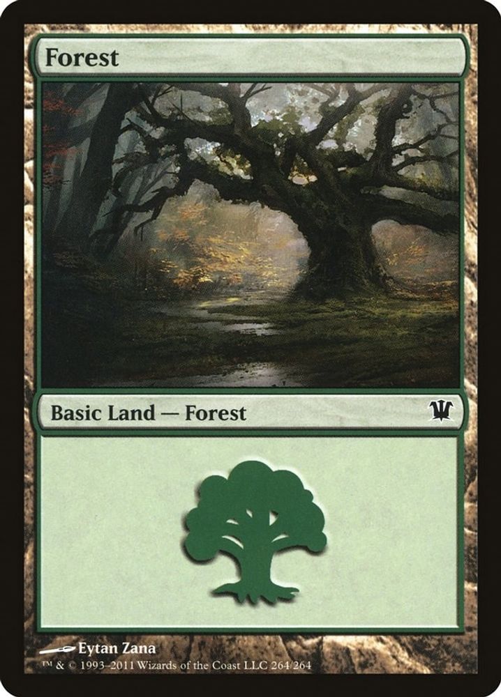 2011 Magic: The Gathering: Innistrad (ISD) - Forest 264 (#264, Land) (, Near Mint)
