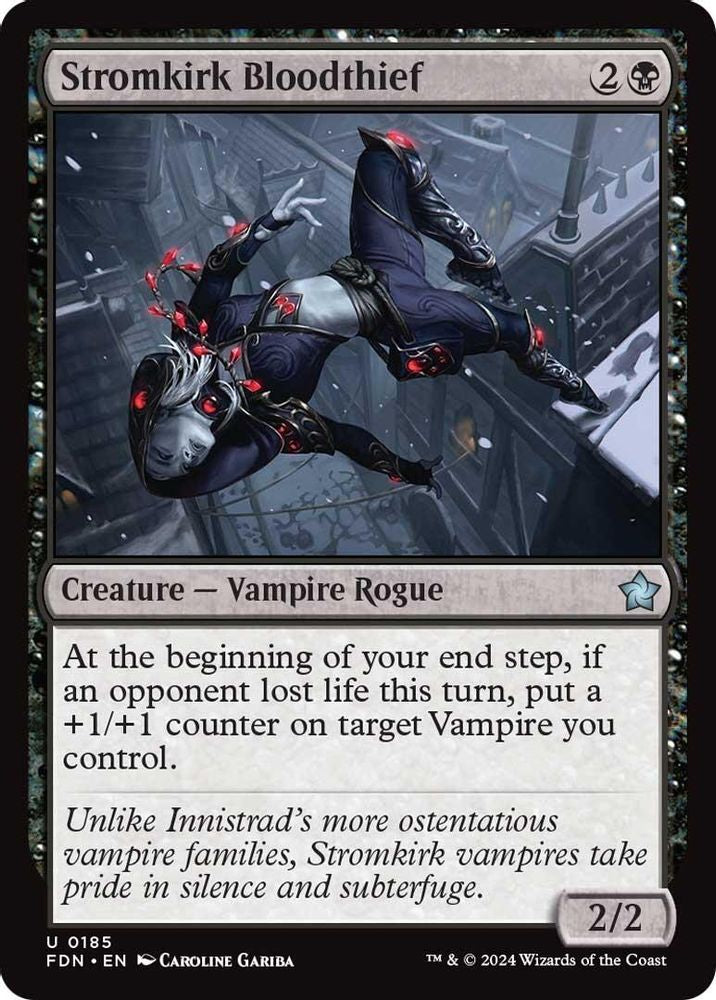 2024 Magic: The Gathering: Foundations (FDN) - Stromkirk Bloodthief (#185, Uncommon) (, Near Mint)