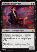 2024 Magic: The Gathering: Foundations (FDN) - Vengeful Bloodwitch (#76, Uncommon) (, Near Mint)