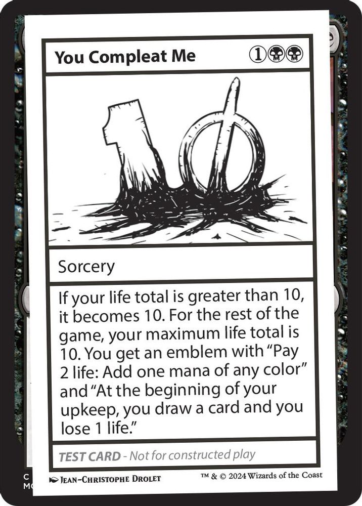 2024 Magic: The Gathering: Mystery Booster 2 Playtest Cards (MB2PC) - You Compleat Me (#556, Special) (, Near Mint)