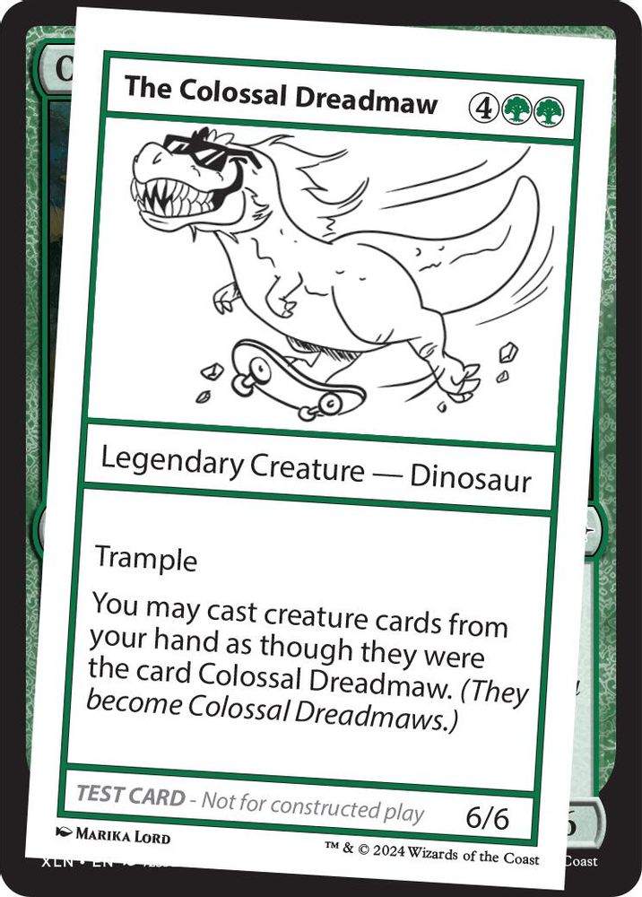 2024 Magic: The Gathering: Mystery Booster 2 Playtest Cards (MB2PC) - The Colossal Dreadmaw (#573, Special) (, Near Mint)