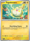 2024 Pokemon: SV07: Stellar Crown (SCR) - Togedemaru (#054/142, Uncommon) (Reverse Holofoil, Near Mint)