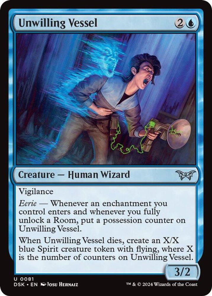 2024 Magic: The Gathering: Duskmourn: House of Horror (DSK) - Unwilling Vessel (#81, Uncommon) (, Near Mint)