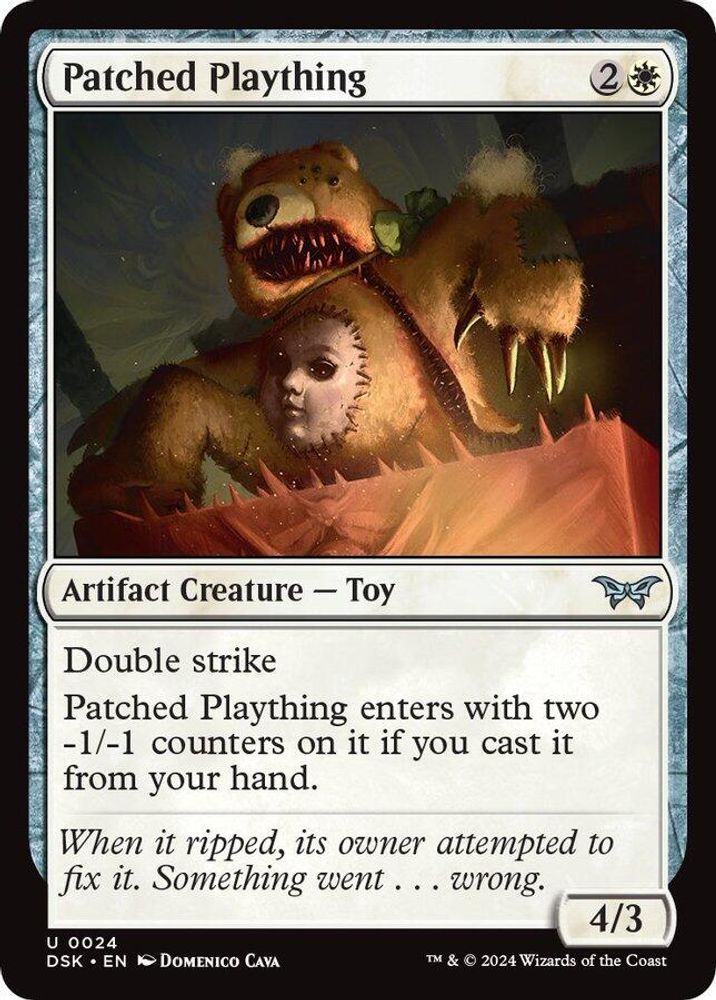 2024 Magic: The Gathering: Duskmourn: House of Horror (DSK) - Patched Plaything (#24, Uncommon)