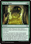 2024 Magic: The Gathering: Duskmourn: House of Horror (DSK) - Say Its Name (#197, Common) (, Near Mint)