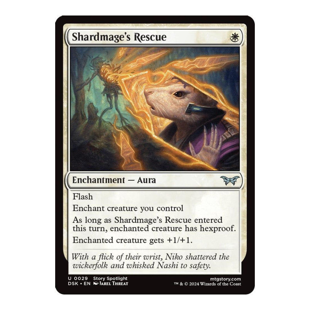 2024 Magic: The Gathering: Duskmourn: House of Horror (DSK) - Shardmages Rescue (#29, Uncommon) (, Near Mint)