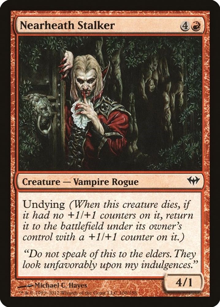 2012 Magic: The Gathering: Dark Ascension (DKA) - Nearheath Stalker (#100, Common) (, Near Mint)