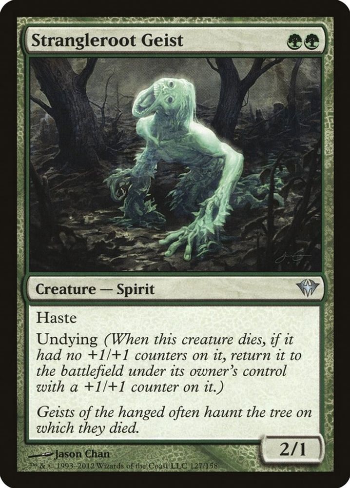 2012 Magic: The Gathering: Dark Ascension (DKA) - Strangleroot Geist (#127, Uncommon) (, Near Mint)