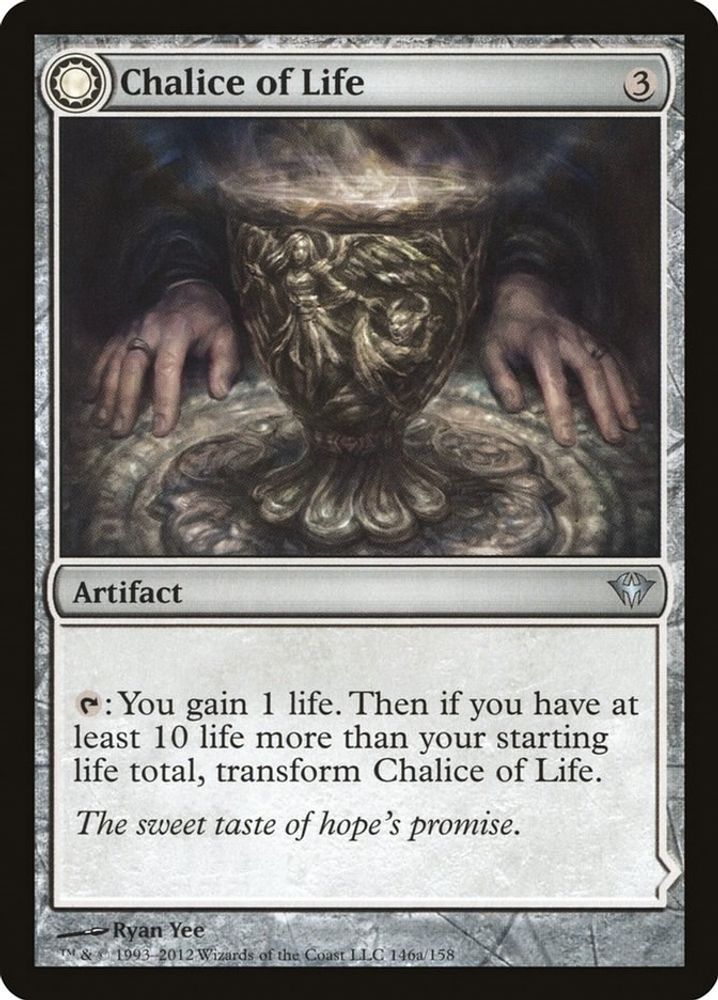 2012 Magic: The Gathering: Dark Ascension (DKA) - Chalice of Life (#146, Uncommon) (, Near Mint)