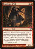 2012 Magic: The Gathering: Dark Ascension (DKA) - Pyreheart Wolf (#101, Uncommon) (, Near Mint)