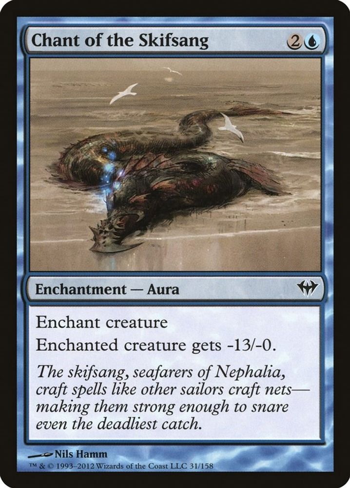 2012 Magic: The Gathering: Dark Ascension (DKA) - Chant of the Skifsang (#31, Common) (, Near Mint)