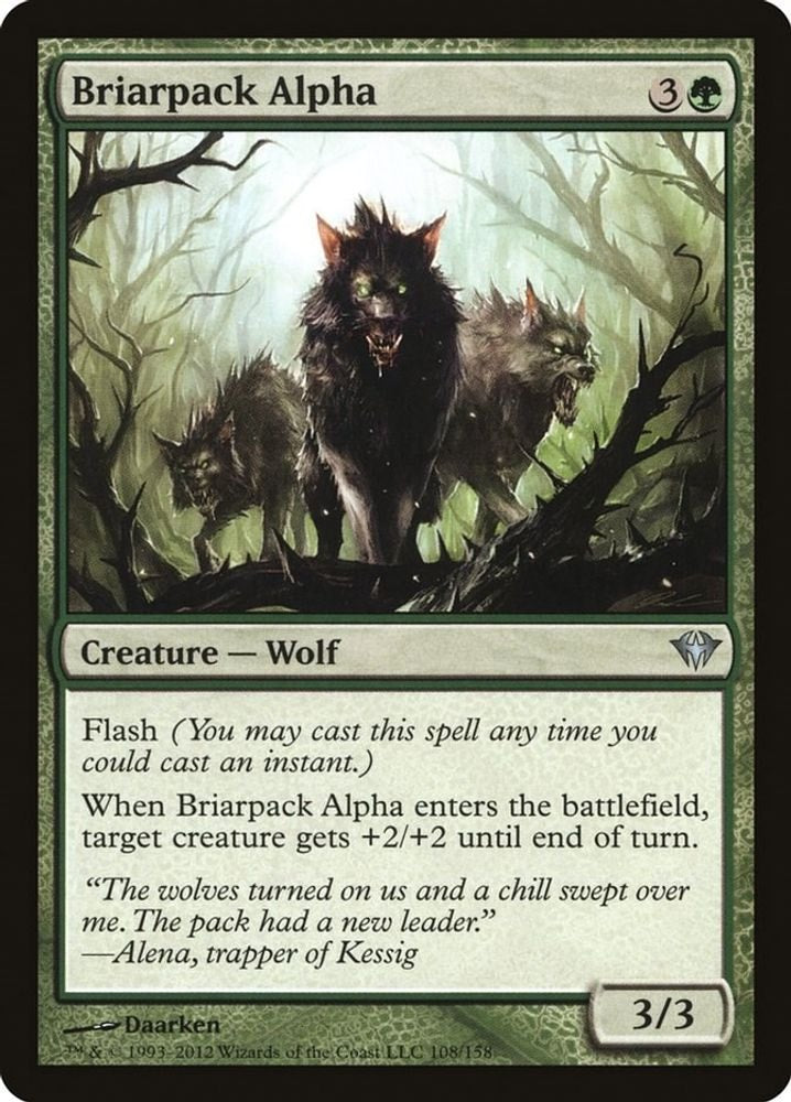 2012 Magic: The Gathering: Dark Ascension (DKA) - Briarpack Alpha (#108, Uncommon) (, Near Mint)