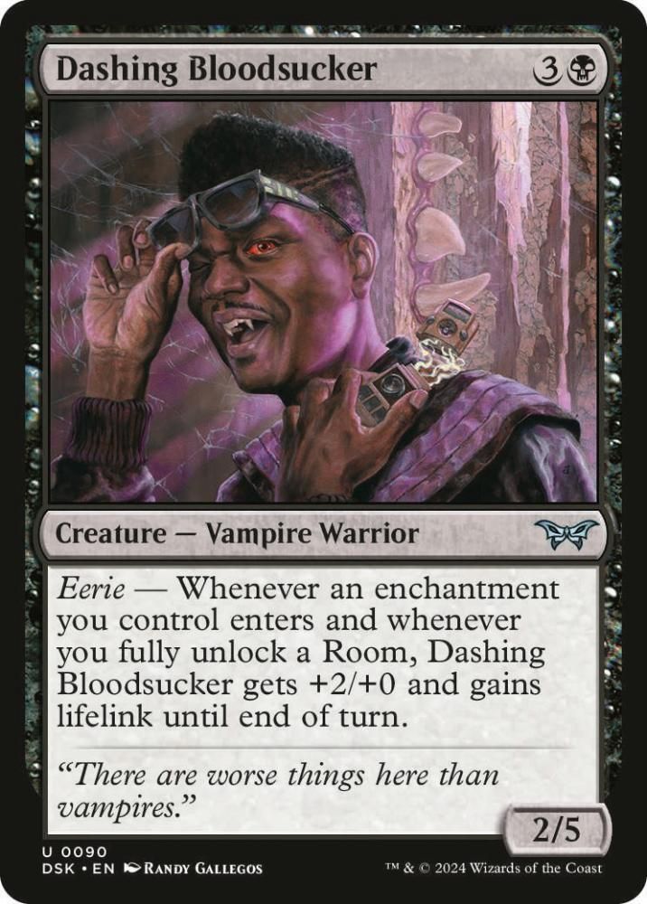 2024 Magic: The Gathering: Duskmourn: House of Horror (DSK) - Dashing Bloodsucker (#90, Uncommon) (, Near Mint)