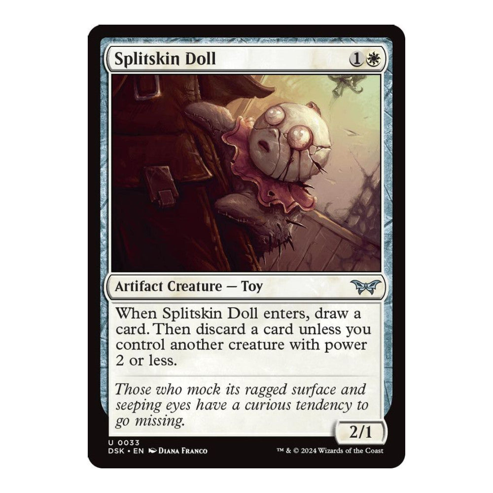 2024 Magic: The Gathering: Duskmourn: House of Horror (DSK) - Splitskin Doll (#33, Uncommon) (, Near Mint)