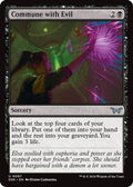 2024 Magic: The Gathering: Duskmourn: House of Horror (DSK) - Commune with Evil (#87, Uncommon) (, Near Mint)