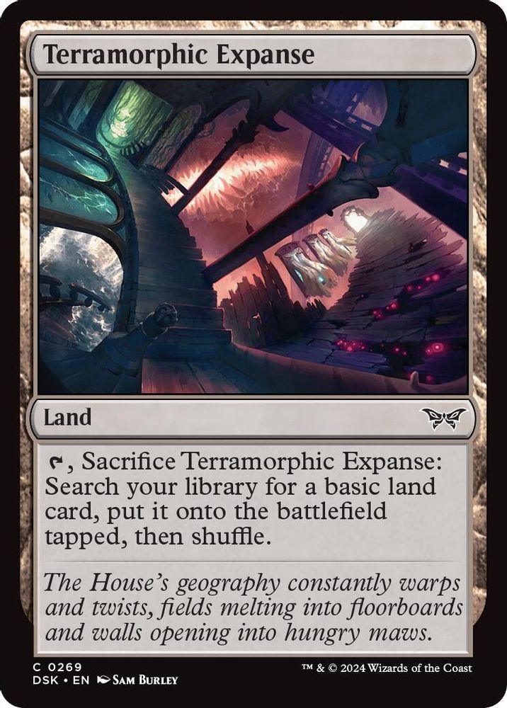 2024 Magic: The Gathering: Duskmourn: House of Horror (DSK) - Terramorphic Expanse (#269, Common) (, Near Mint)