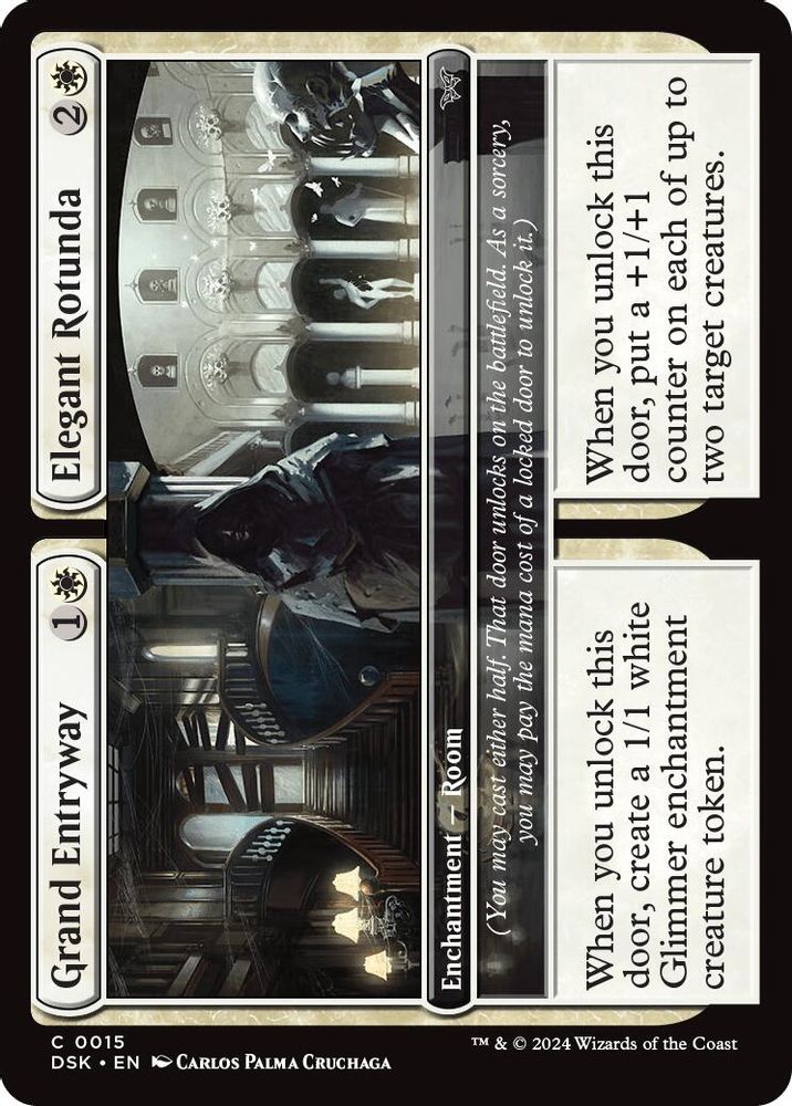 2024 Magic: The Gathering: Duskmourn: House of Horror (DSK) - Grand Entryway Elegant Rotunda 0015 (#15, Common) (, Near Mint)