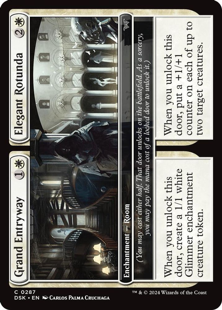 2024 Magic: The Gathering: Duskmourn: House of Horror (DSK) - Grand Entryway Elegant Rotunda 0287 (#287, Common)