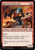 2024 Magic: The Gathering: Duskmourn: House of Horror (DSK) - Razorkin Hordecaller (#152, Uncommon) (, Near Mint)