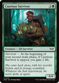 2024 Magic: The Gathering: Duskmourn: House of Horror (DSK) - Cautious Survivor (#172, Common) (, Near Mint)