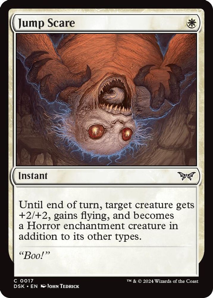 2024 Magic: The Gathering: Duskmourn: House of Horror (DSK) - Jump Scare (#17, Common)