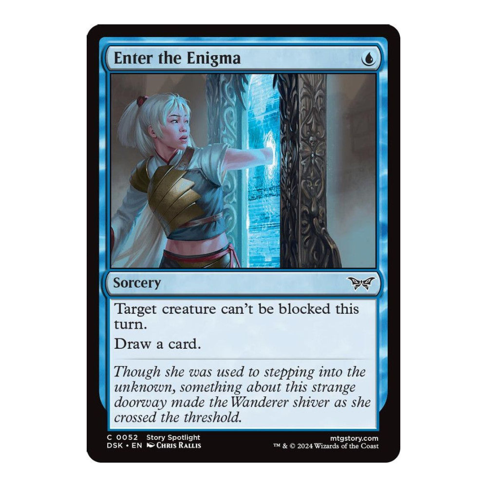 2024 Magic: The Gathering: Duskmourn: House of Horror (DSK) - Enter the Enigma (#52, Common) (, Near Mint)