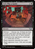 2024 Magic: The Gathering: Duskmourn: House of Horror (DSK) - Lets Play a Game (#105, Uncommon) (, Near Mint)