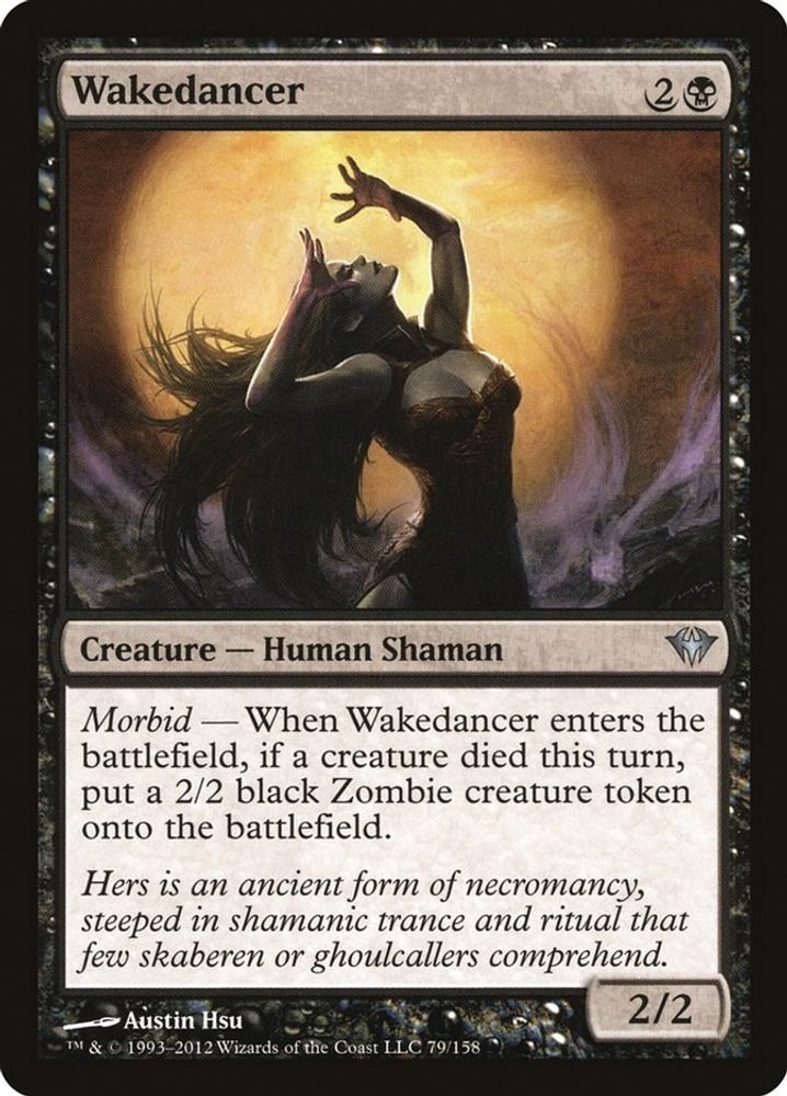 2012 Magic: The Gathering: Dark Ascension (DKA) - Wakedancer (#79, Uncommon) (, Near Mint)