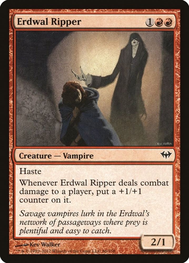 2012 Magic: The Gathering: Dark Ascension (DKA) - Erdwal Ripper (#86, Common) (, Near Mint)