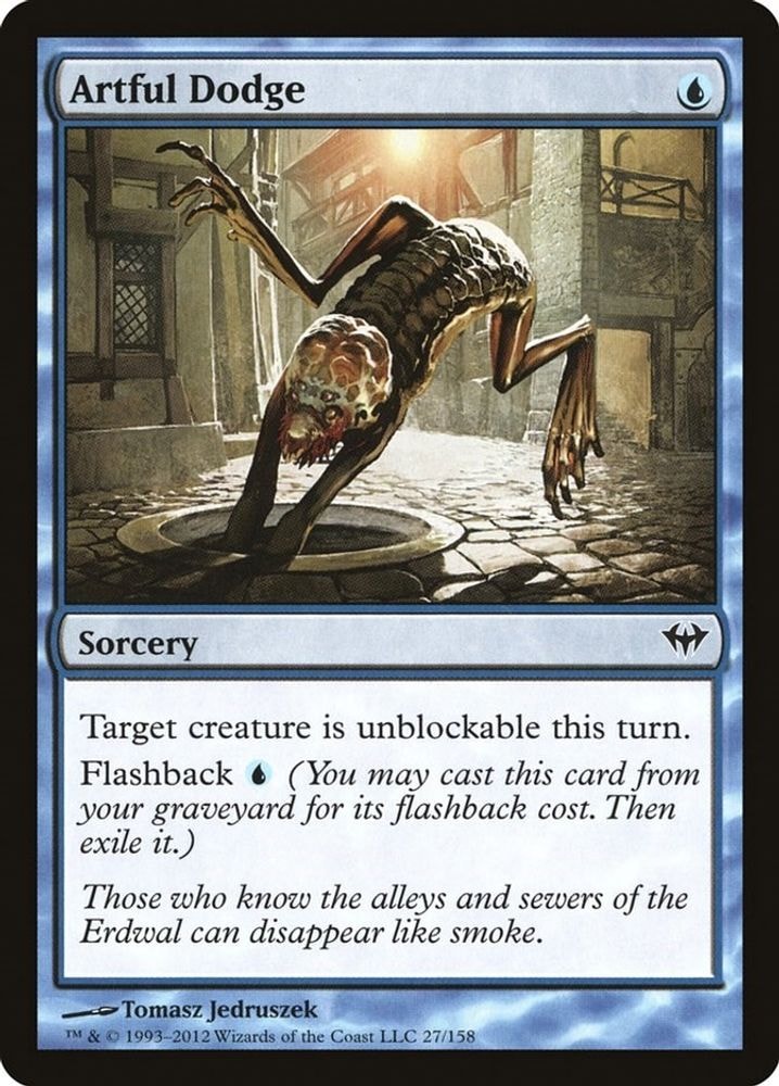 2012 Magic: The Gathering: Dark Ascension (DKA) - Artful Dodge (#27, Common) (, Near Mint)