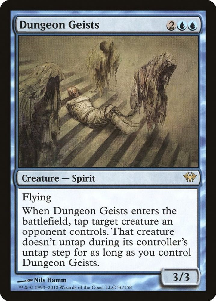 2012 Magic: The Gathering: Dark Ascension (DKA) - Dungeon Geists (#36, Rare) (, Near Mint)