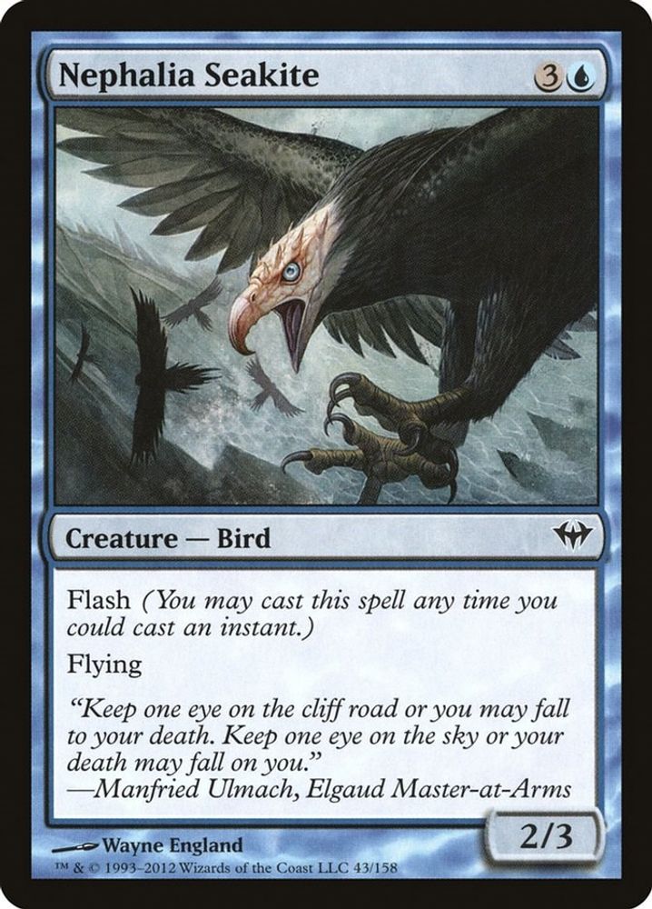 2012 Magic: The Gathering: Dark Ascension (DKA) - Nephalia Seakite (#43, Common) (, Near Mint)