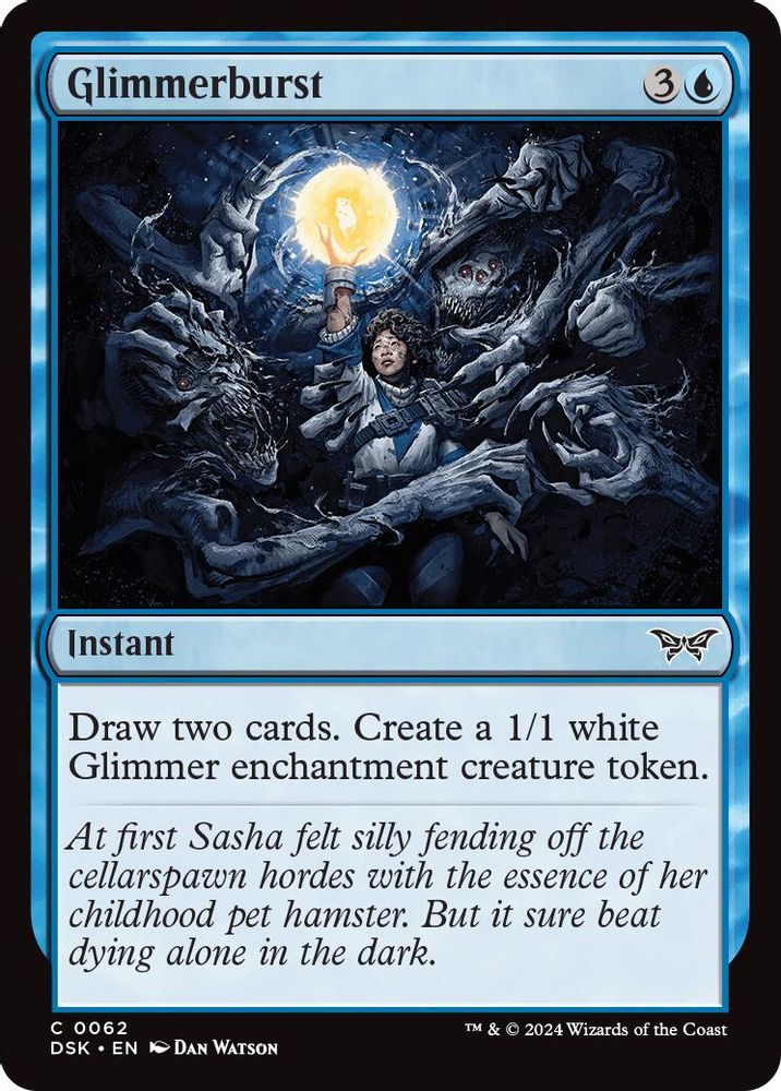 2024 Magic: The Gathering: Duskmourn: House of Horror (DSK) - Glimmerburst (#62, Common) (, Near Mint)