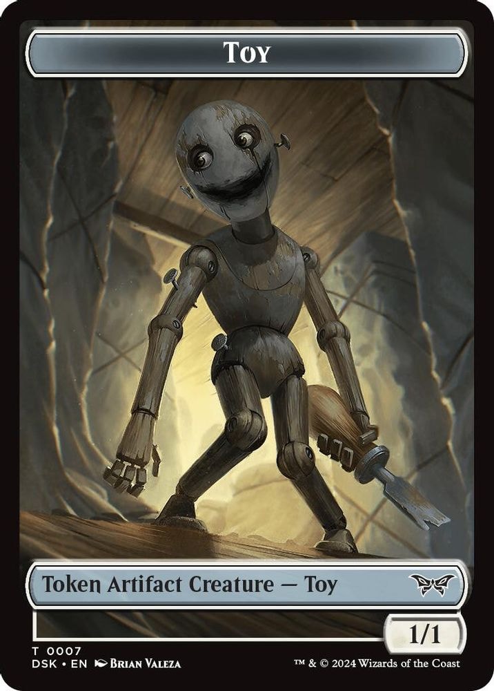 2024 Magic: The Gathering: Duskmourn: House of Horror (DSK) - Toy Token (#7, T) (, Near Mint)