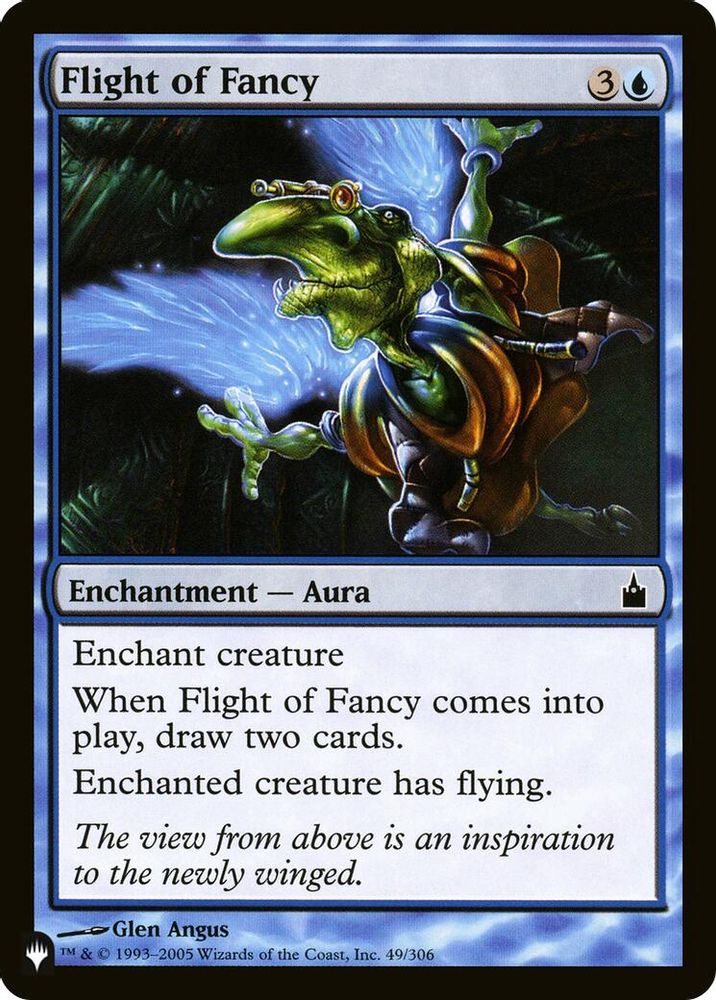 2026 Magic: The Gathering: The List Reprints (LIST) - Flight of Fancy (#RAV-49, Common) (, Near Mint)