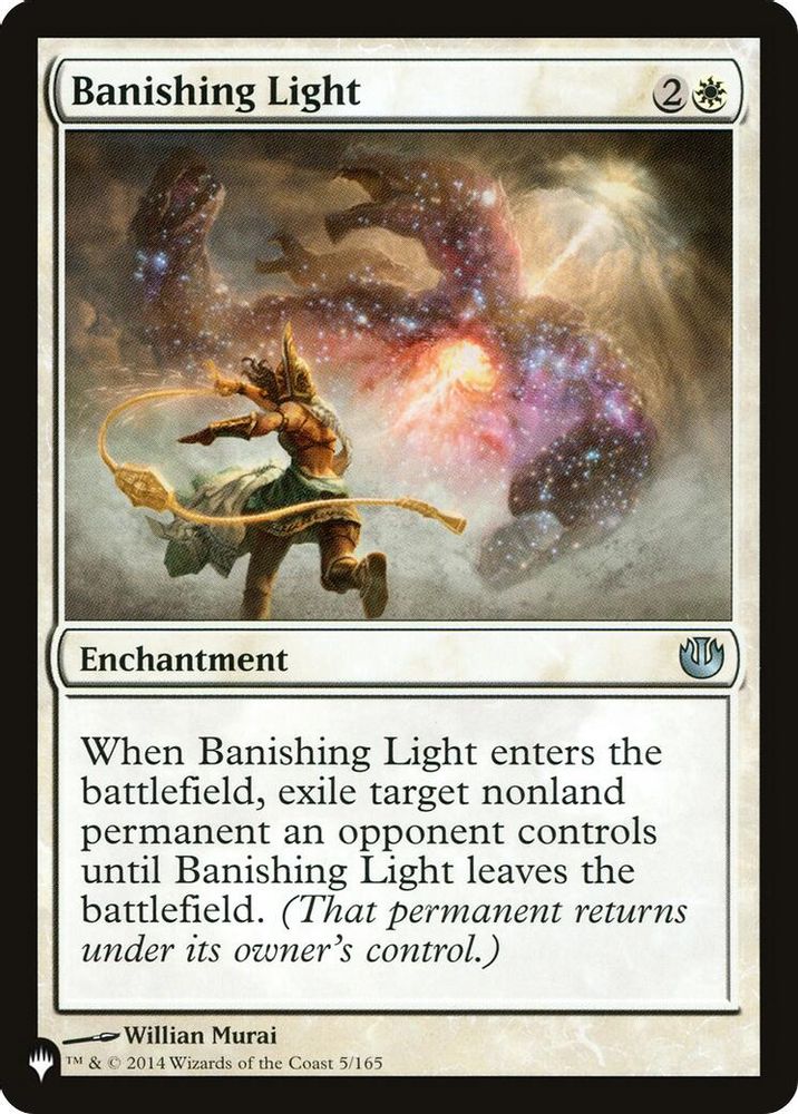 2026 Magic: The Gathering: The List Reprints (LIST) - Banishing Light (JOU) (#JOU-5, Uncommon) (, Near Mint)