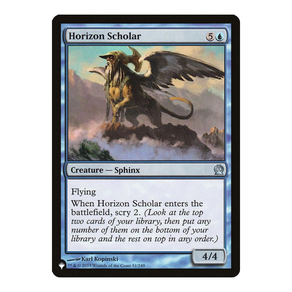2026 Magic: The Gathering: The List Reprints (LIST) - Horizon Scholar (#51/249, Uncommon) (, Near Mint)