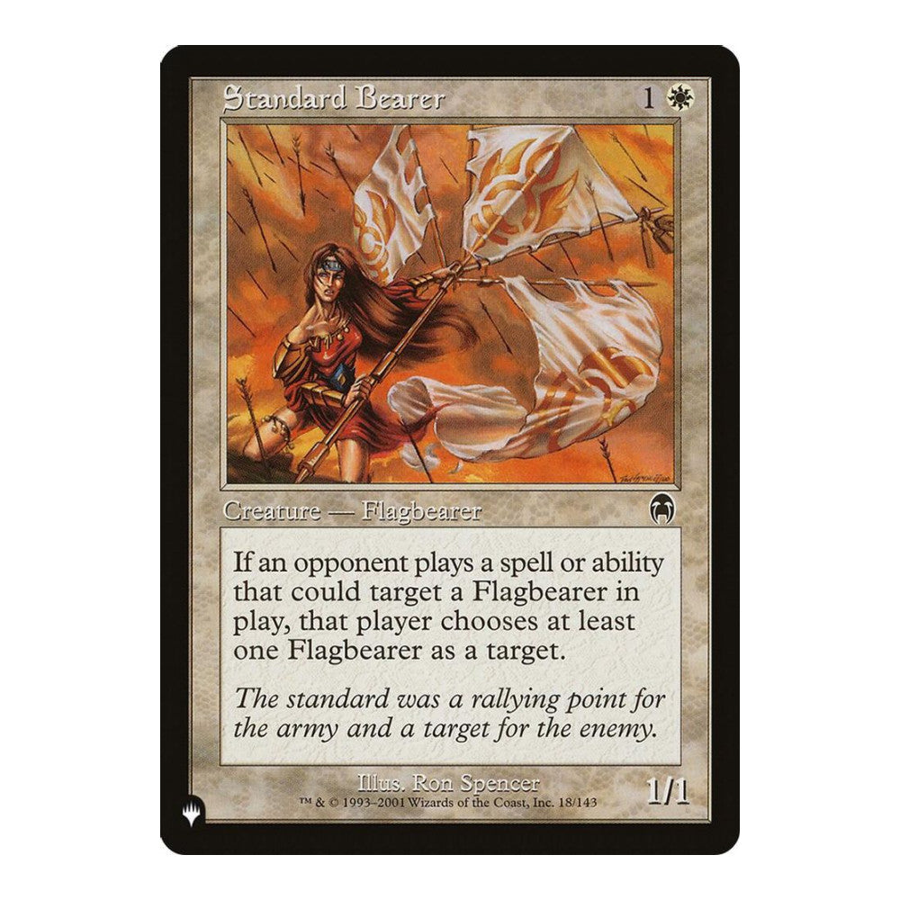 2026 Magic: The Gathering: The List Reprints (LIST) - Standard Bearer (#18/143, Common) (, Near Mint)
