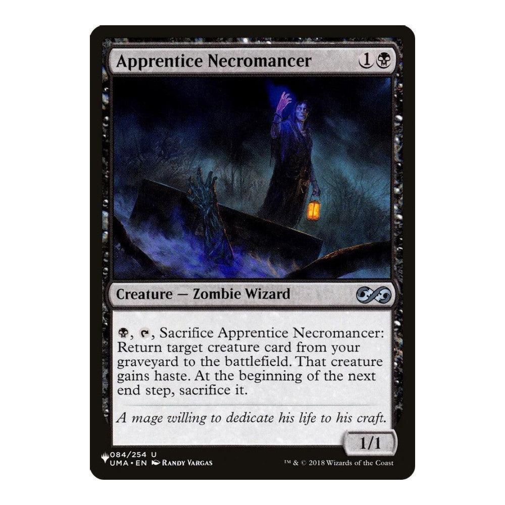 2026 Magic: The Gathering: The List Reprints (LIST) - Apprentice Necromancer (#084/254, Uncommon) (, Near Mint)