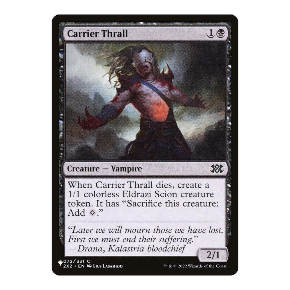 Carrier Thrall - The List Reprints () - Near Mint -