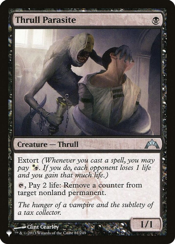 2026 Magic: The Gathering: The List Reprints (LIST) - Thrull Parasite (#81/249, Uncommon) (, Near Mint)