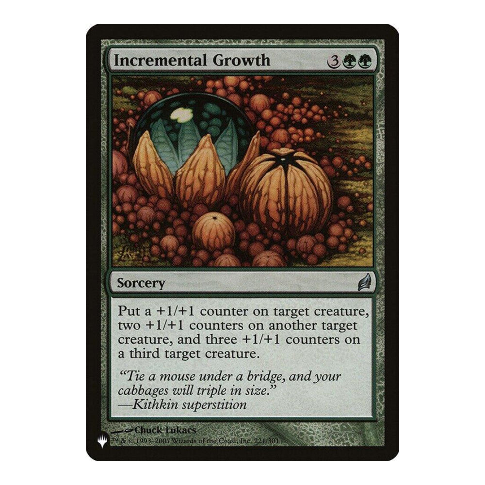 2026 Magic: The Gathering: The List Reprints (LIST) - Incremental Growth (#221/301, Uncommon) (, Near Mint)