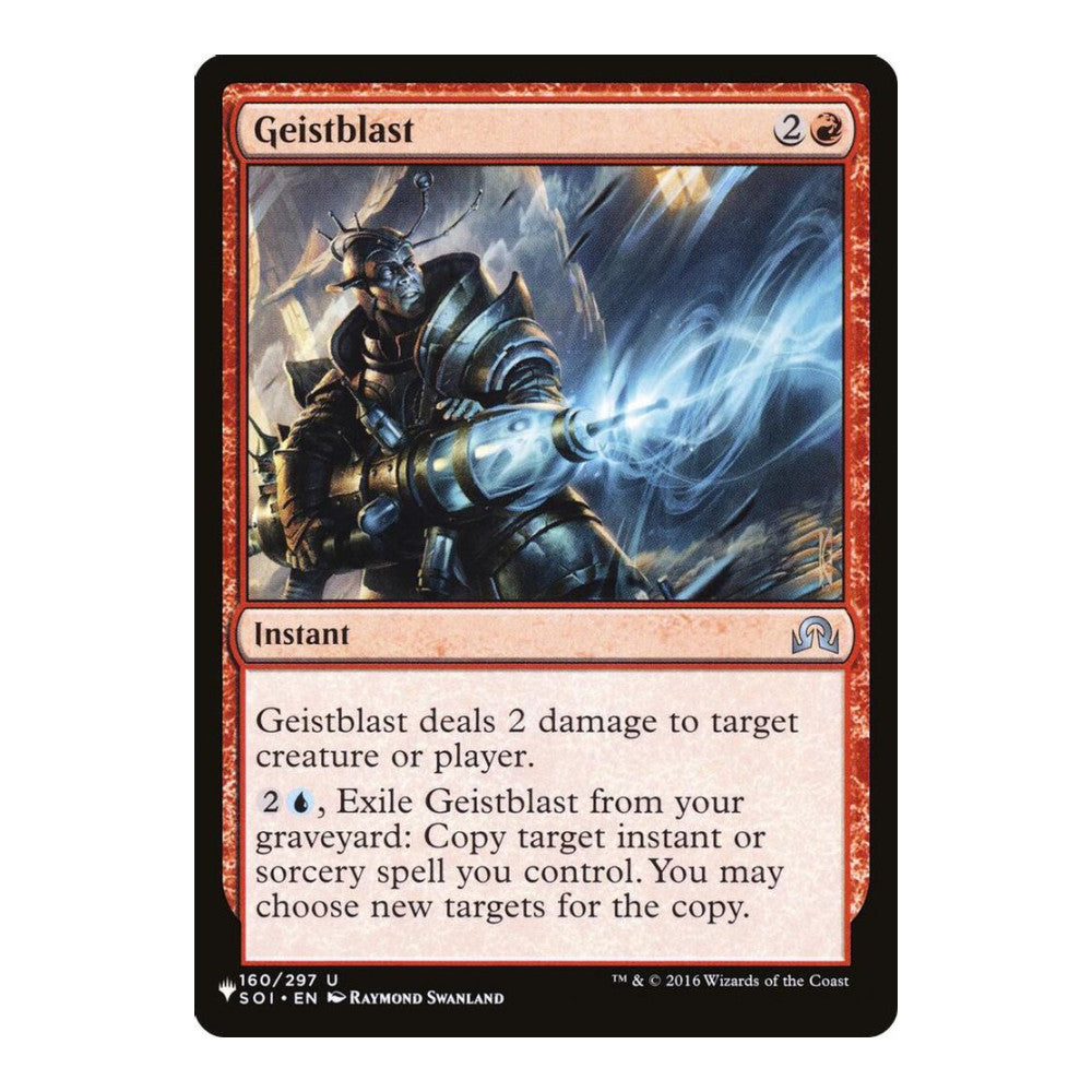 2026 Magic: The Gathering: The List Reprints (LIST) - Geistblast (#160/297, Uncommon) (, Near Mint)