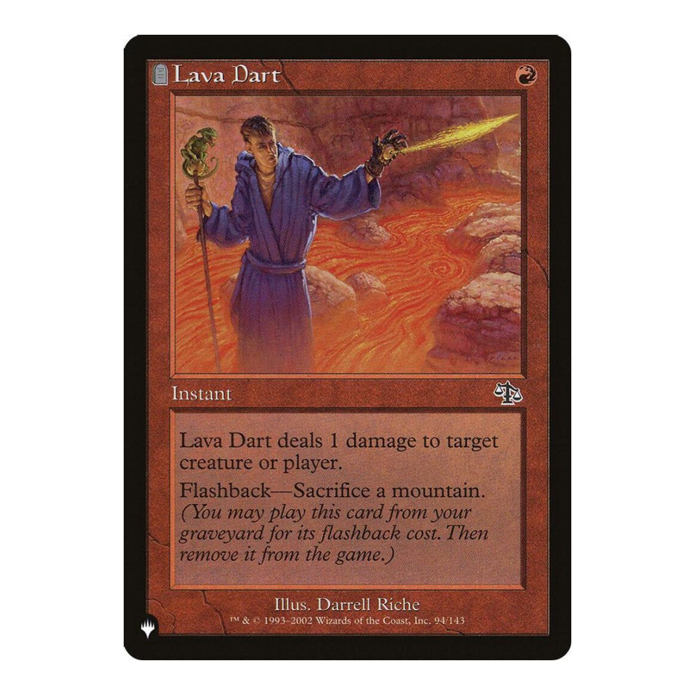 2026 Magic: The Gathering: The List Reprints (LIST) - Lava Dart (#94/143, Common) (, Near Mint)
