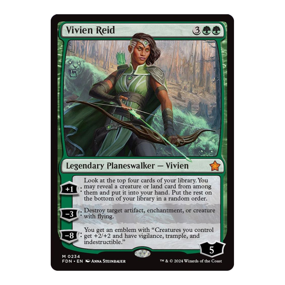 2024 Magic: The Gathering: Foundations (FDN) - Vivien Reid (#234, Mythic Rare) (Foil, Near Mint)