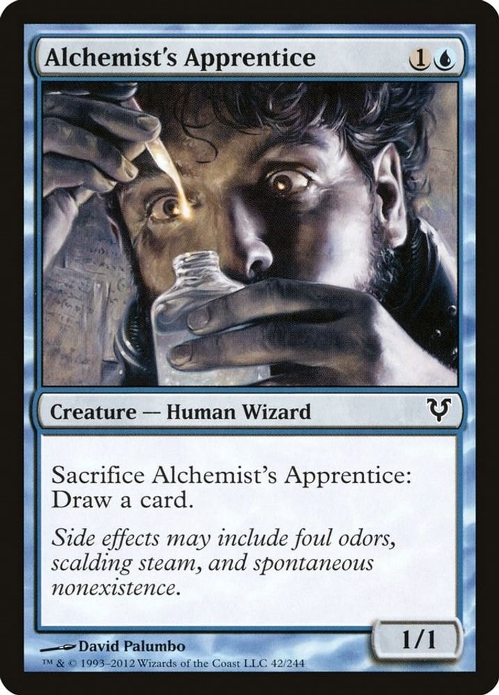 2012 Magic: The Gathering: Avacyn Restored (AVR) - Alchemist's Apprentice (#42, Common) (, Near Mint)